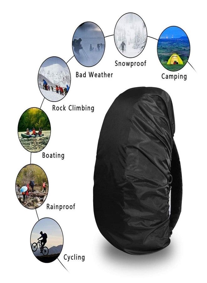 Arivya Waterproof Backpack Rain & Dust Cover with Carry Pouch Adjustable Elastic Bag Cover for Travel, Trekking, Hiking, Camping, School, Laptop & Luggage Bags (Multicolor Pack of 1) - Image 5